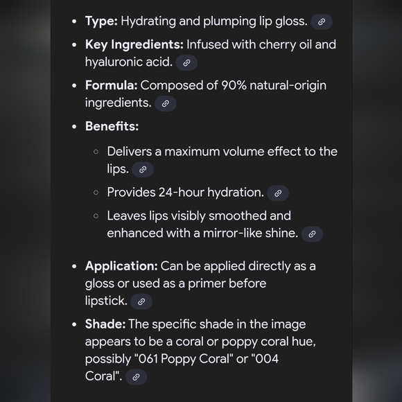 Dior Addict Lip Plumping Poppy Coral Lip Gloss 061 - Picture 4 of 5